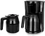 Кавомашина з фільтром Emerio CME-125050 з 2 термоглечиками, 900 Вт, до 8 чашок в одному проході Поворотний фільтр 1 x 4 - мініатюра 1