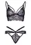 Leg Avenue Leg Avenuetrappy bralette and g-string Black S - миниатюра 5