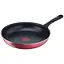 Сковорода Tefal Cranberry Red 28 см. с титановым антипригарным покрытием - миниатюра 3