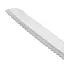 Нож зубчатый кухонный для нарезки хлеба с длинной пилой из нержавеющей стали 33.5 см, Kitchen Master Серебристый 87184 - миниатюра 6