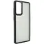 Чохол Epik TPU+PC Lyon Frosted для Motorola Moto G22 Black - мініатюра 1