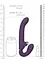 Безремневий страпон з вібрацією Vive Satu 23 см (фіолетовий) - мініатюра 4