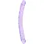 Двосторонній фалоімітатор RealRock Double Dong, 45 см (фіолетовий) - мініатюра 1