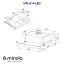 Вытяжка телескопическая Минола HTL 614 WH LED - миниатюра 10
