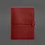 Шкіряний блокнот А5 (софт-бук) 9.4 червоний - мініатюра 10