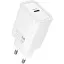 Мережевий зарядний пристрій Hoco N60 Gentle single port PD20W charger (EU) білий - мініатюра 1