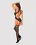 Ажурний бодістокінг з отворами Obsessive Bodystocking G327 black чорний комбінезон з дос S/M/L - мініатюра 4
