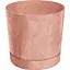 Горщик для квітів Prosperplast Tubo P Beton Effect з підставкою 4.6 л терра (72287-624) - мініатюра 1