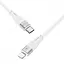 Кабель Proove Soft Silicone Type-C to Lightning 27W (1m) white - мініатюра 2