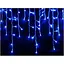 Гірлянда завіса Leds Sople 200 led довжина 6.4 метра синя + перехідник - мініатюра 1