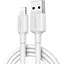 Кабель Usams SJ604 U84 2.4A Lightning Charging Data Cable 1 м Белый - миниатюра 1