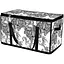 Кошик Idea Home Anthracite Flowers DB-28 з кришкою 60x30x30 см (DB-28 прям. з/кр з/блиск Anthracite Flowers) - мініатюра 1