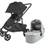 Прогулянкова коляска Uppababy Cruz V2 - JAKE + люлька Uppababy Carrycot-Stella Grey Brushed Melange Silver Frame - мініатюра 1