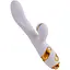 Вібратор-кролик з флогером Lockink Sevanda Whip Vibrating Massage Wand - White & Golden - мініатюра 2