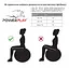 Спортивный мяч для фитнеса PowerPlay 75 см fit0008737 - миниатюра 4