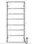 Полотенцесушитель Mario НР-И 1100х520-150 мм с таймером-регулятором 2.3.0317.10.P - миниатюра 1