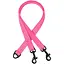 Повідець-спарка для собак рефлекторний Barksi Active (ширина 16 мм, довжина 60 см) рожевий - мініатюра 1