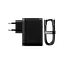 Мережевий зарядний пристрій Baseus GaN5 Pro 2 порта, USB + Type-C 100W Черный (CCGP090201) - мініатюра 3