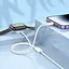 Кабель Borofone BQ22 2в1 USB to Lightning/iWatch Qi 1.2m білий - мініатюра 4
