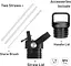Пляшка для води з нержавіючої сталі XACIOA із соломою - для гарячих/холодних напоїв 1000мл Вакуумна ізольована герметична - мініатюра 4