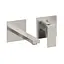 Смеситель для умывальника настенный Volle Pardo cepillado níquel 1548.010302 Никель - миниатюра 1