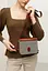 Фетрова жіноча бохо-сумка Лілу з шкіряними коричневими вставками - мініатюра 8