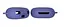 Чохол-накладка DK Silicone Candy Friendly з карабіном для Oppo Enco W11/W12 (lavender grey) - мініатюра 2