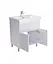 Тумба Мойдодир City White 70 з умивальником Cosmopolitan 70 Білий підлогова Білий - мініатюра 7