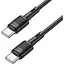 Кабель Hoco X83 Type-C to Type-C Victory 60W charging data cable Чорний - мініатюра 1