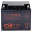 Аккумуляторная батарея для ИБП CSB AGM VRLA 12 V / 40 А*ч (GP12400) - миниатюра 1