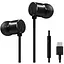 Наушники с микрофоном OnePlus Type-C Bullets Earphones Black - миниатюра 1