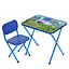 Дитячий столик складаний зі стільчиком M 5963-4 синій - мініатюра 1