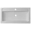 Раковина матова врізна Amidicon Pandora 80 800x430 з литого каменю PANDORA_80_MAT, Білий матовий - мініатюра 4