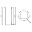 Душевая кабина Cersanit Jota 90x90 см п' угольная распашная прозрачное стекло без поддона black S160-015, Белый, прозрачный, белый - миниатюра 2