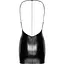 Платье Noir Handmade F307 Mirage wetlook Mini dress With jewelry rhinestOne chain - S - миниатюра 5