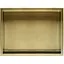Вбудована полиця Rea 30x45 brushed gold з обідком REA-05607, Золотий - мініатюра 1
