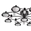Люстра Brille паук LED 120W NW BK (BL-892S/9) - миниатюра 5