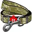 Повідець для собак Waudog Nylon з нейлону регульований, малюнок "Мілітарі", розмір L-XXL - мініатюра 1