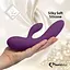 Вібратор-кролик FeelzToys Lea 20.2 см фіолетовий - мініатюра 3