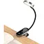 Міні лампа-прищіпка Baseus з акумулятором Comfort Mini Clip Lamp 350 мА·ч 3 режими Гнучкість 360° Чорний - мініатюра 1