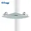 Полка Frap стеклянная угловая 250x250 F1921-1 4/24, Хром - миниатюра 4