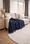 Плед-покривало Cotton TURComFor бавовна синій євро 200х230 см TC303375968 - мініатюра 3
