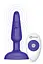 Анальна пробка B-Vibe Trio Plug 13.5 см (фіолетовий) - мініатюра 3