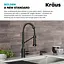 Змішувач для кухні Kraus Bolden KPF-1610MBSB Чорний - мініатюра 4