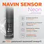 Електрична рушникосушка Navin Fouette 480x800 Sensor з таймером, чорний муар 00-044050-5080, Чорний матовий, Електронний - мініатюра 5