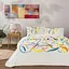 Постільна білизна з покривалом-піке Zest Turuncu / простирадло на резинці Tac pbe0051408 - мініатюра 1