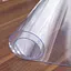 М'яке скло Прозора силіконова скатертину на стіл Soft Glass Захист для меблів 2.3х1.5 м (товщина 0.5 мм) - мініатюра 2