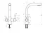 Змішувач для кухні Asignatura Twin Standart 80540600 Хром - мініатюра 2