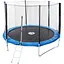 Батут Atleto 465 см с защитной сеткой и лестницей. - миниатюра 1