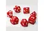 Набор кубиков Opaque 7 Dice Set - Red , 7 шт. (g7dopaq06) - миниатюра 2